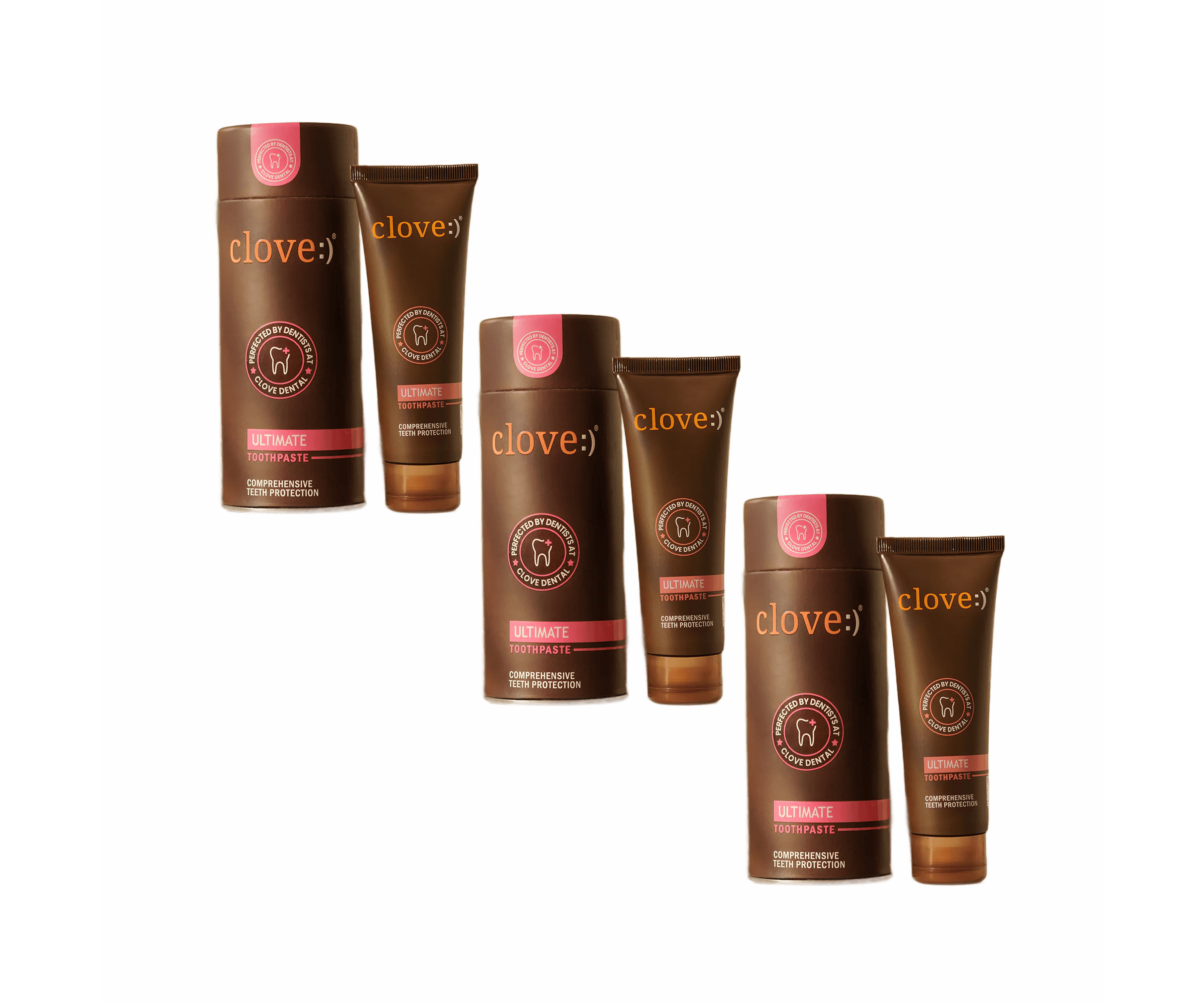 Pack of 3 X Ultimate Toothpaste for Comprehensive care of your teeth (100g Each)